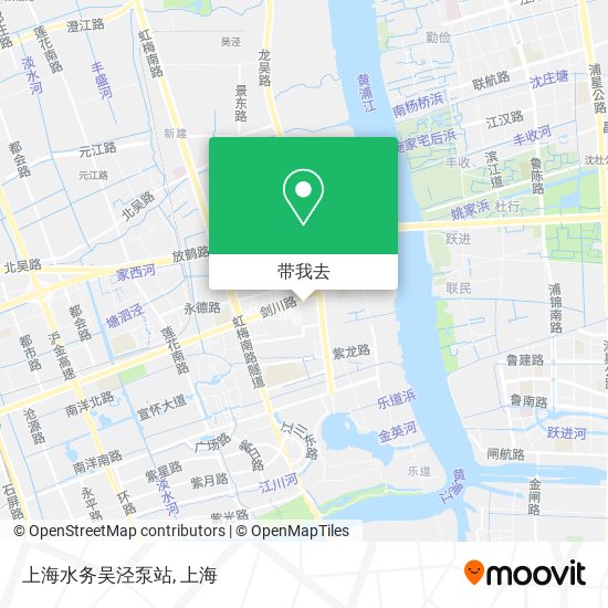上海水务吴泾泵站地图