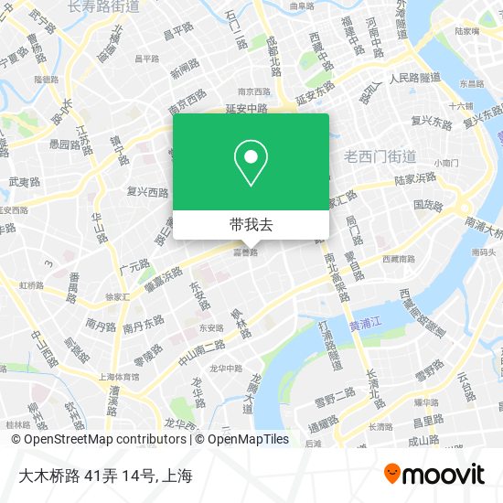 大木桥路 41弄 14号地图