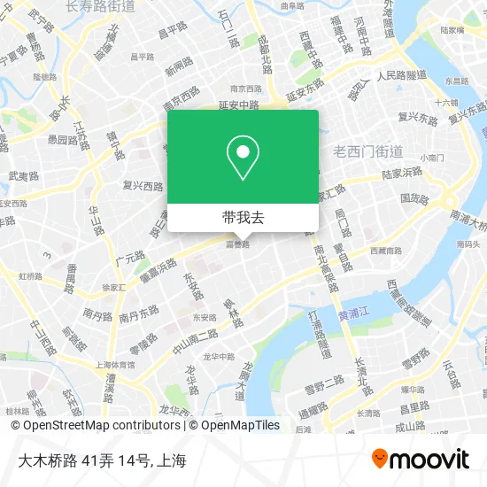 大木桥路 41弄 14号地图
