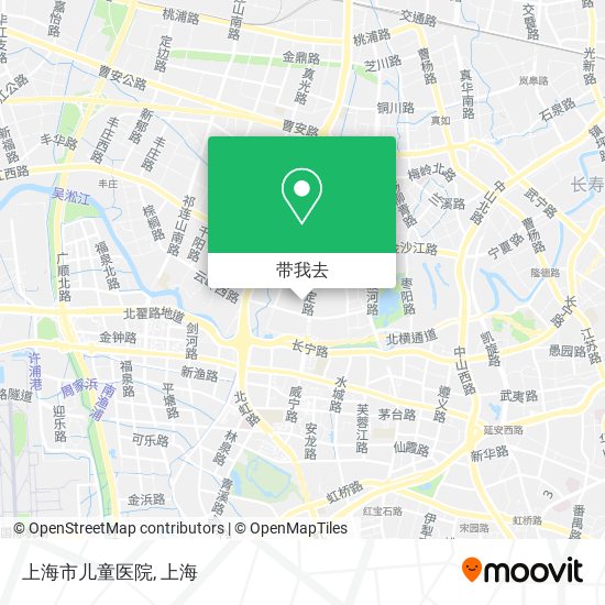 上海市儿童医院地图