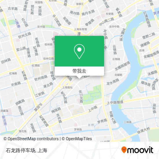 石龙路停车场地图