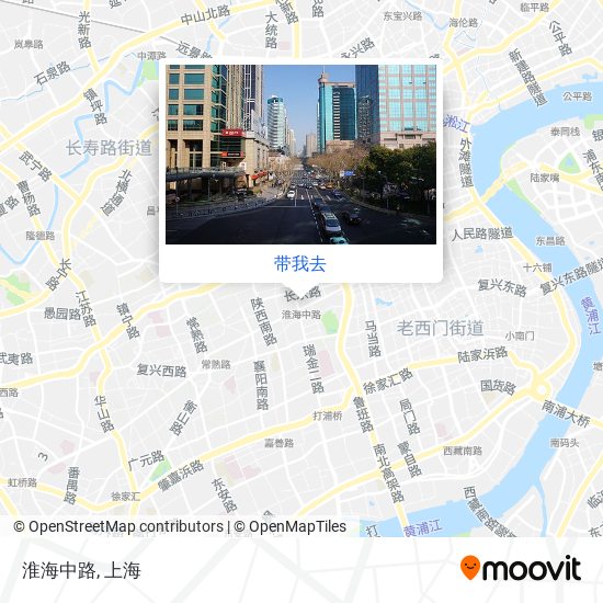 淮海中路地图