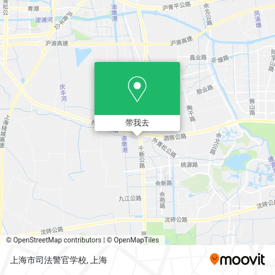 上海市司法警官学校地图