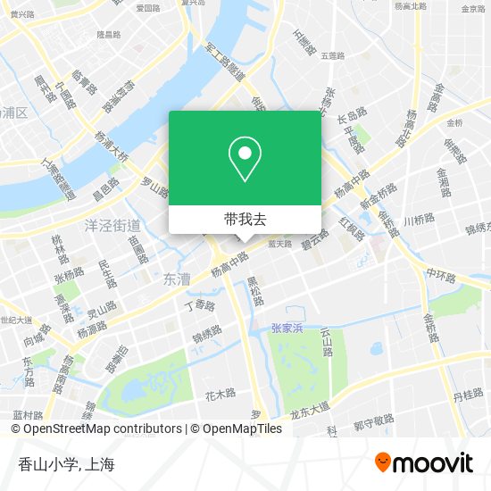 香山小学地图