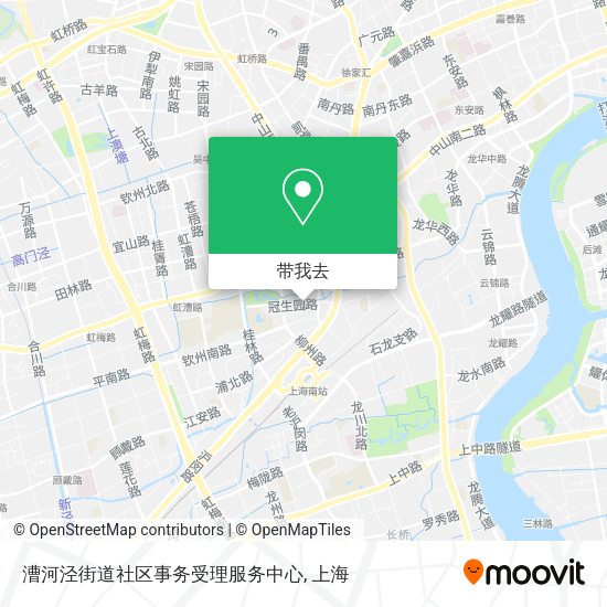 漕河泾街道社区事务受理服务中心地图