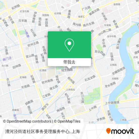 漕河泾街道社区事务受理服务中心地图