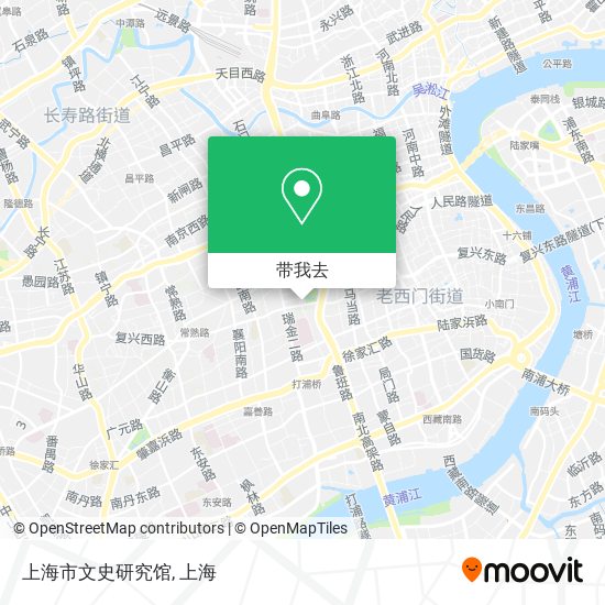 上海市文史研究馆地图