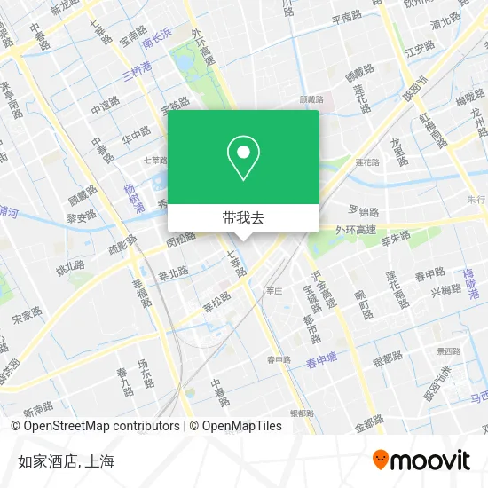 如家酒店地图