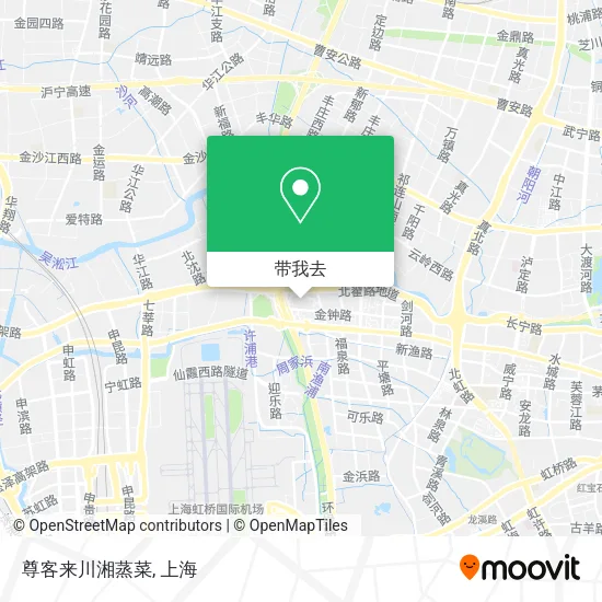 尊客来川湘蒸菜地图