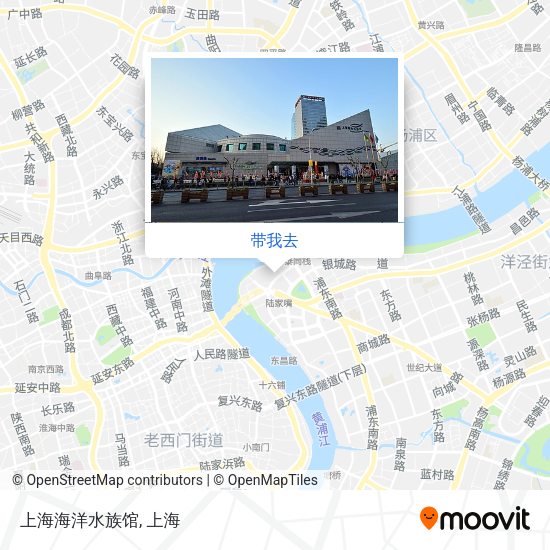上海海洋水族馆地图