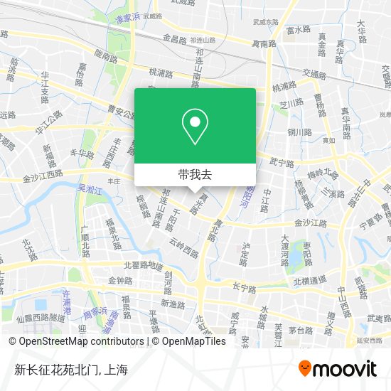 新长征花苑北门地图
