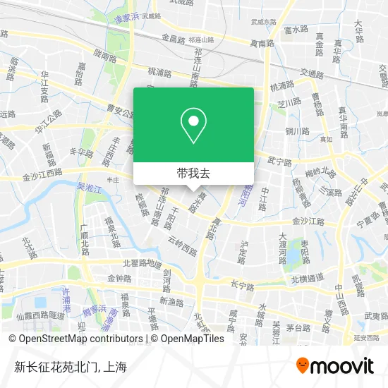新长征花苑北门地图