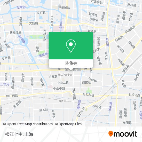 松江七中地图