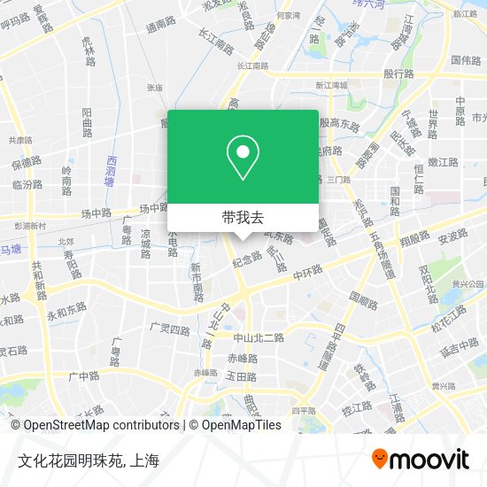 文化花园明珠苑地图