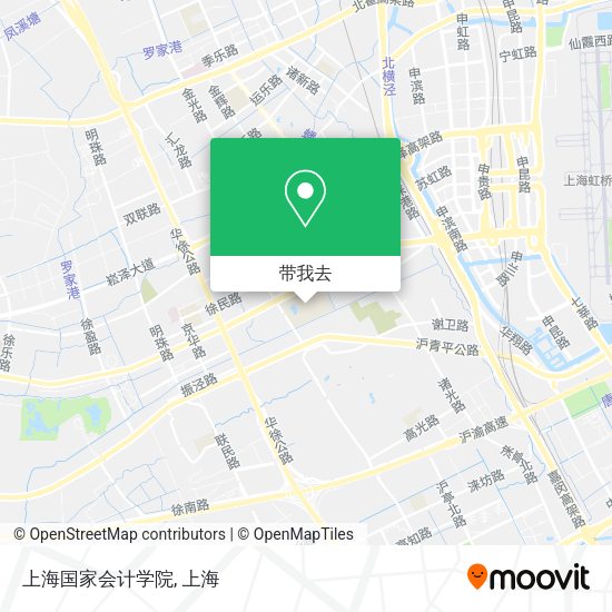 上海国家会计学院地图