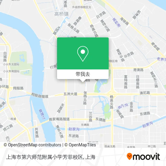 上海市第六师范附属小学芳菲校区地图