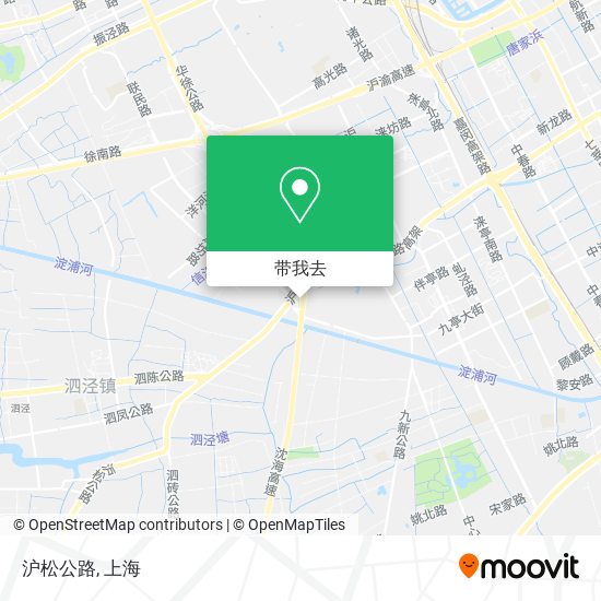 沪松公路地图