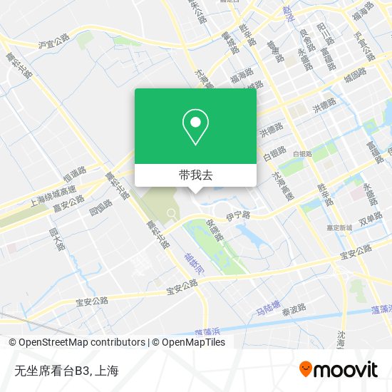 无坐席看台B3地图