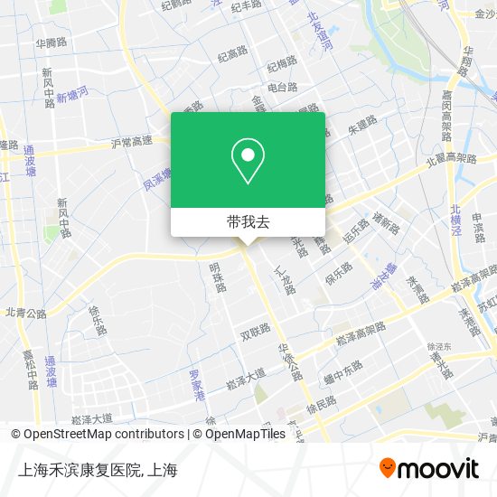 上海禾滨康复医院地图
