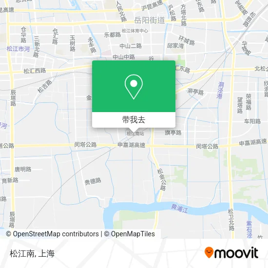松江南地图