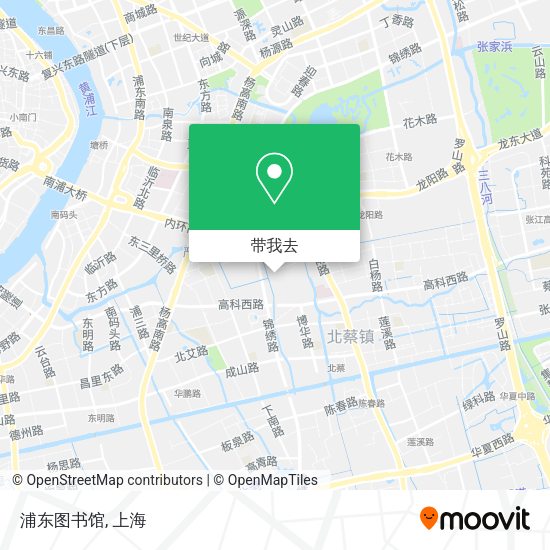 浦东图书馆地图