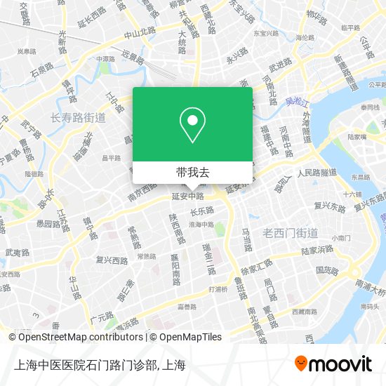 上海中医医院石门路门诊部地图