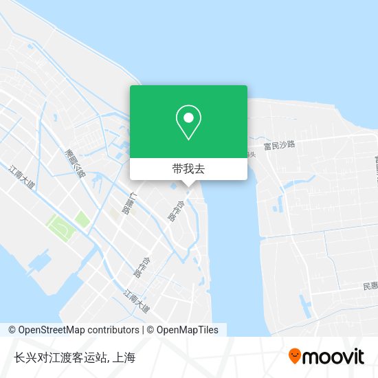 长兴对江渡客运站地图