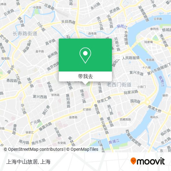 上海中山故居地图