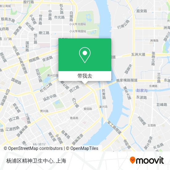 杨浦区精神卫生中心地图