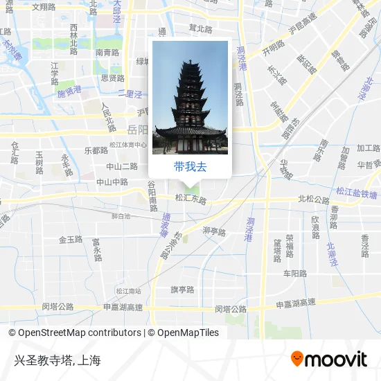 兴圣教寺塔地图