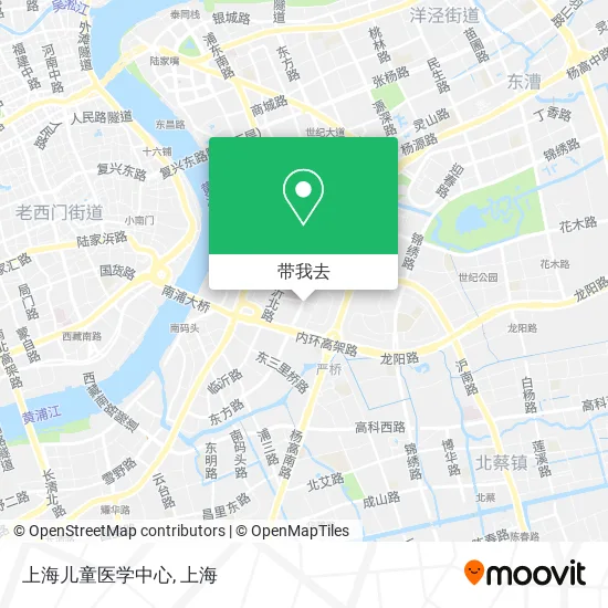 上海儿童医学中心地图