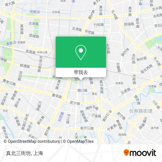 真北三街坊地图