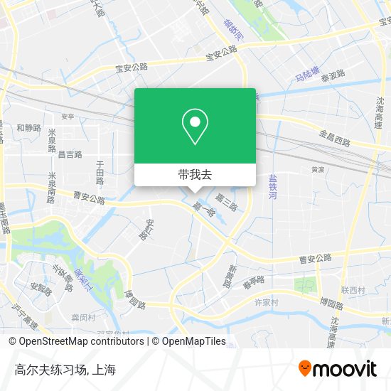 高尔夫练习场地图