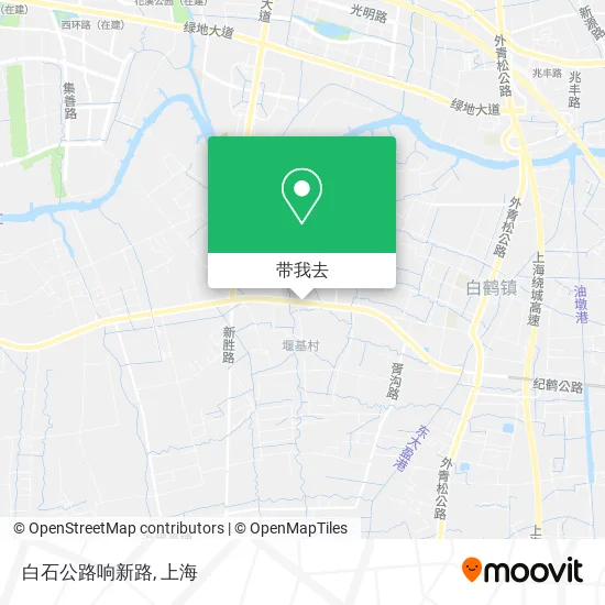 白石公路响新路地图