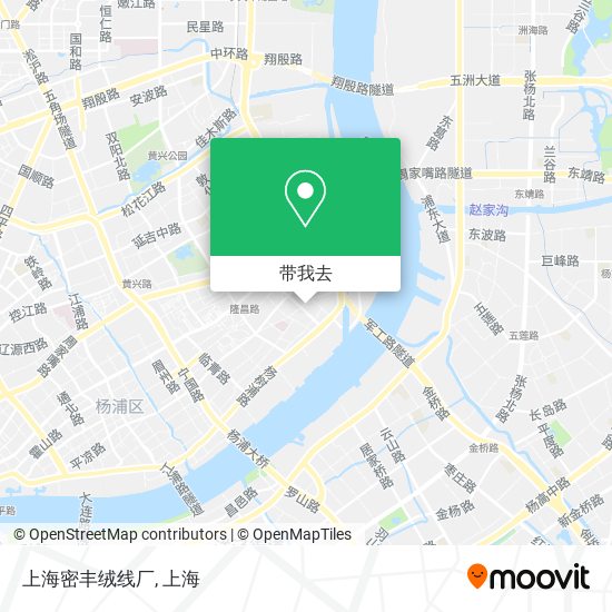 上海密丰绒线厂地图