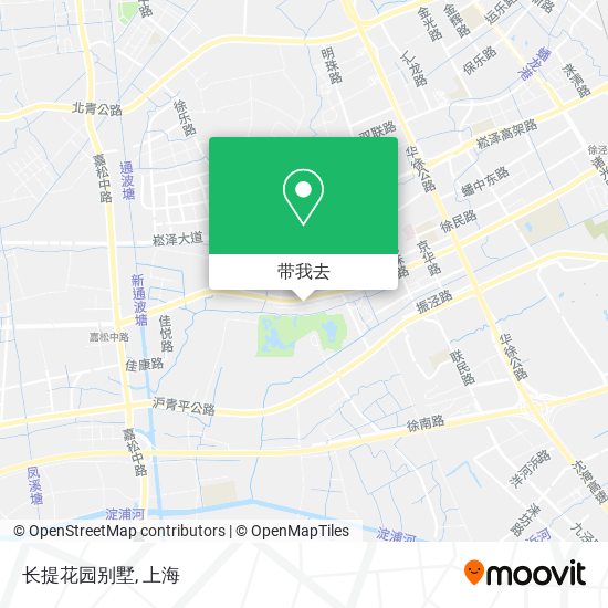长提花园别墅地图