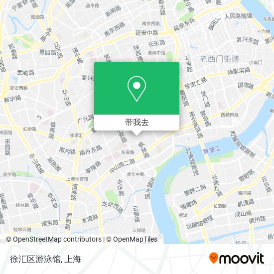 徐汇区游泳馆地图