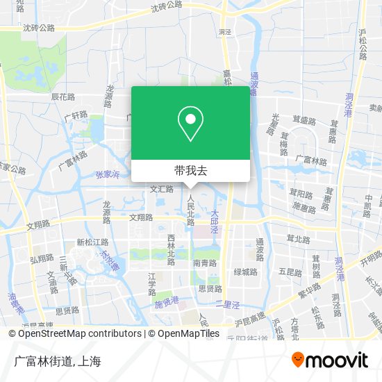 广富林街道地图