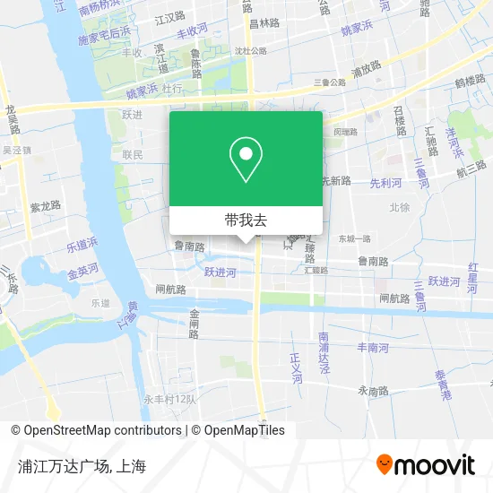 浦江万达广场地图