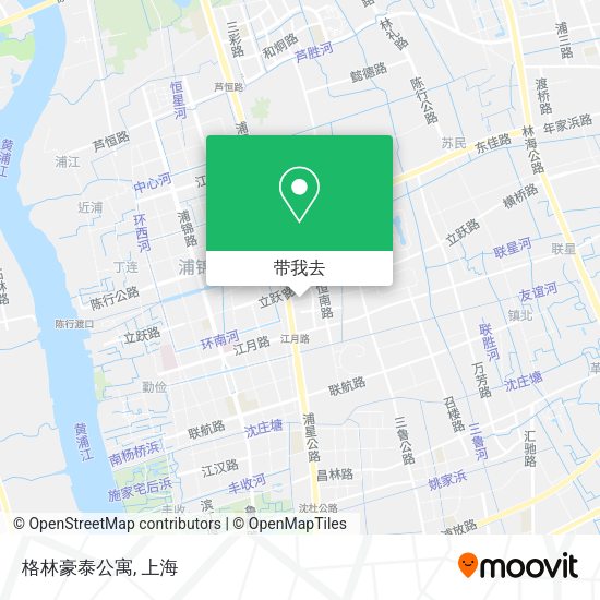 格林豪泰公寓地图