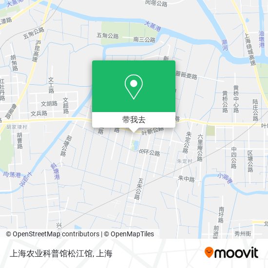 上海农业科普馆松江馆地图