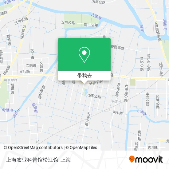 上海农业科普馆松江馆地图