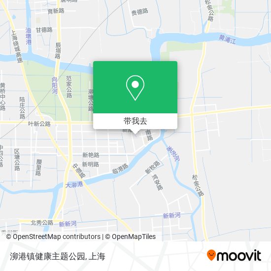 泖港镇健康主题公园地图