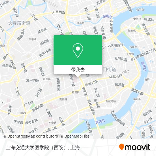 上海交通大学医学院（西院）地图