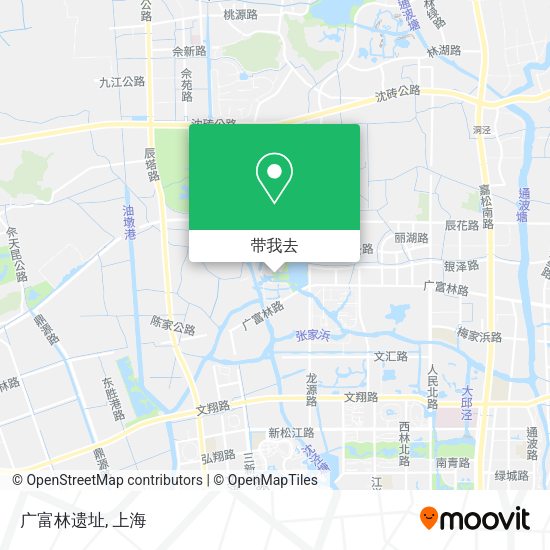 广富林遗址地图