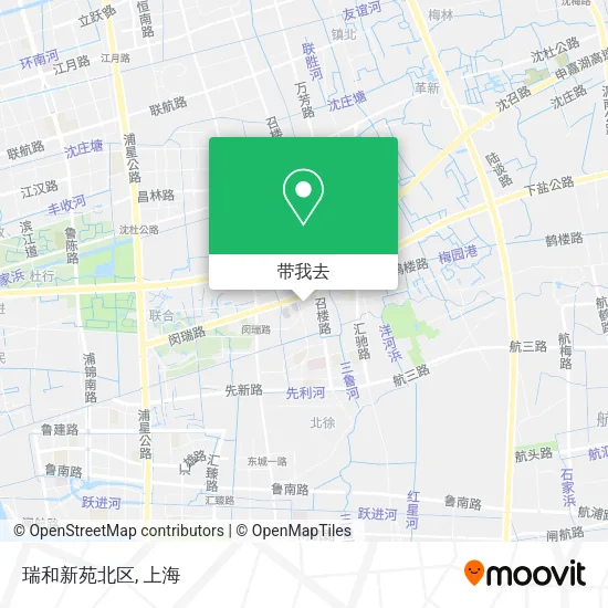 瑞和新苑北区地图