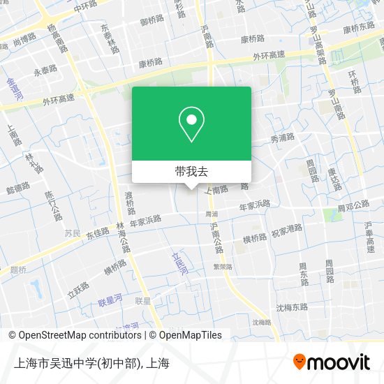 上海市吴迅中学(初中部)地图