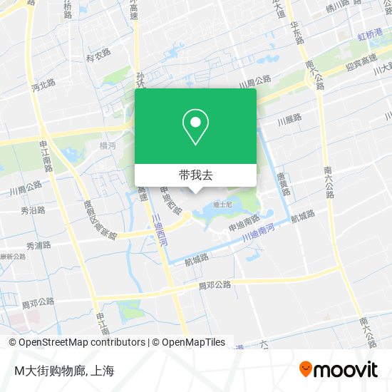 M大街购物廊地图