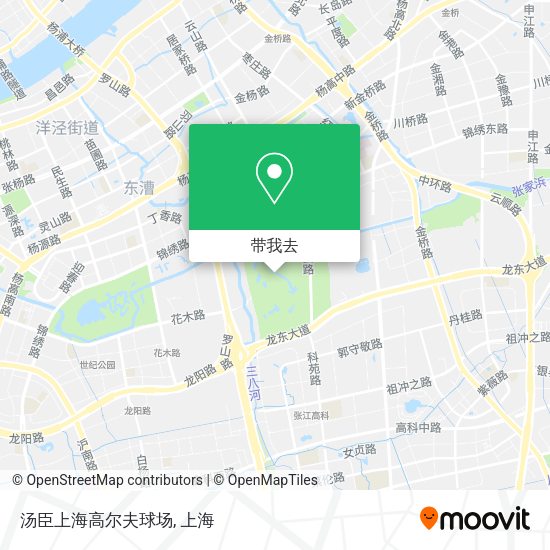 汤臣上海高尔夫球场地图