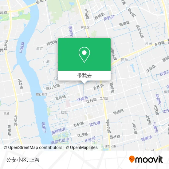 公安小区地图